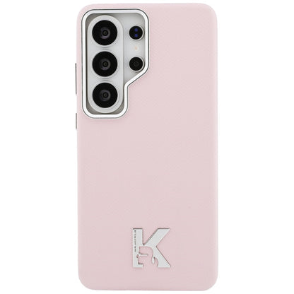 Ovitek MagSafe za Samsung Galaxy S26 Ultra S948, Karl Lagerfeld, Karl Head Logo, Roza