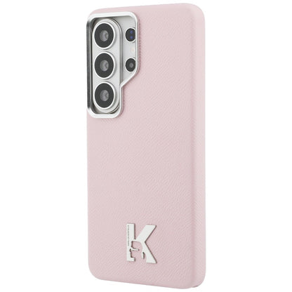 Ovitek MagSafe za Samsung Galaxy S26 Ultra S948, Karl Lagerfeld, Karl Head Logo, Roza