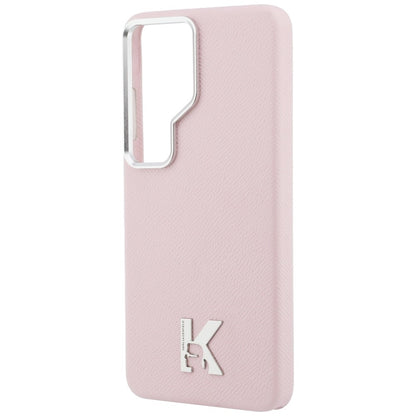 Ovitek MagSafe za Samsung Galaxy S26 Ultra S948, Karl Lagerfeld, Karl Head Logo, Roza