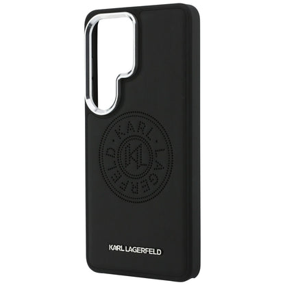 Ovitek MagSafe za Samsung Galaxy S26 Ultra S948, Karl Lagerfeld, Karl Round Point Logo, Črn