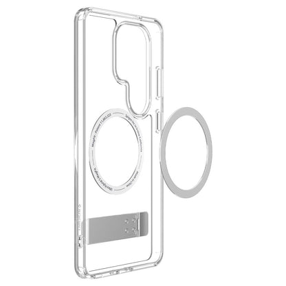 Ovitek MagSafe za Samsung Galaxy S26 Ultra S948, Spigen, Ultra Hybrid S, Prozorno Bel ACS11032