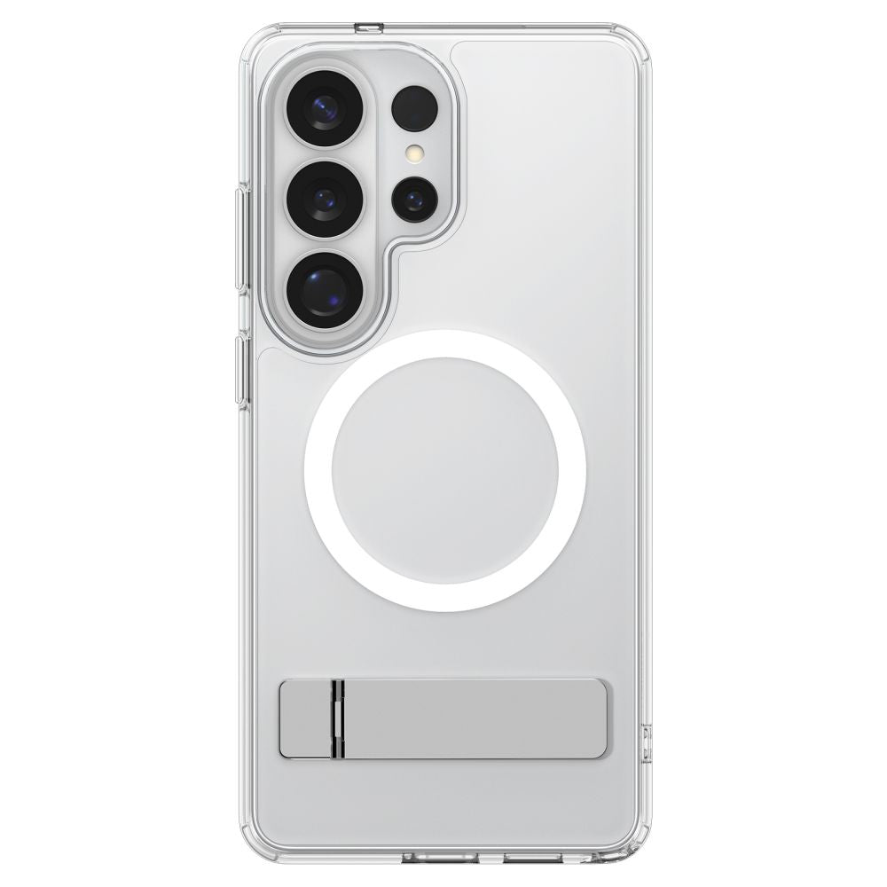 Ovitek MagSafe za Samsung Galaxy S26 Ultra S948, Spigen, Ultra Hybrid S, Prozorno Bel ACS11032