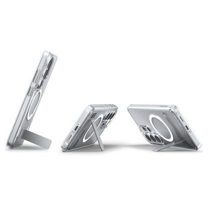 Ovitek MagSafe za Samsung Galaxy S26 Ultra S948, Spigen, Ultra Hybrid S, Prozorno Bel ACS11032