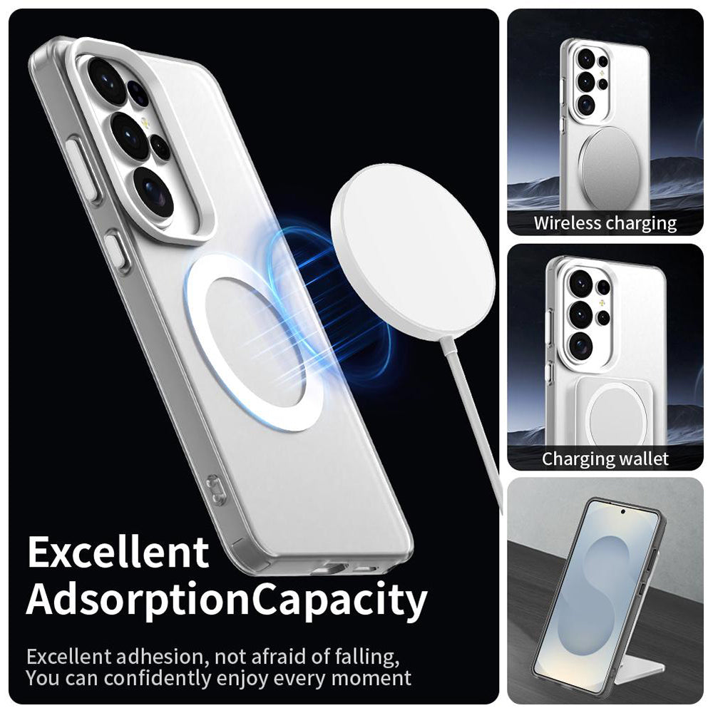 MagSafe ovitek za Samsung Galaxy S26 Ultra S948, Techsuit, CandyCase, Bela