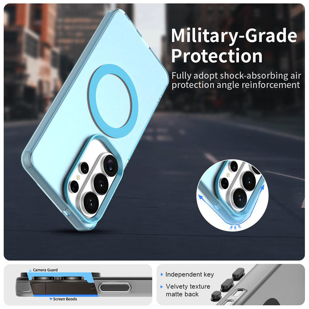 Ovitek MagSafe za Samsung Galaxy S26 Ultra, Techsuit, CandyCase, Modra