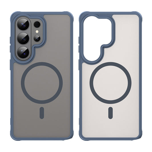 Ovitek MagSafe za Samsung Galaxy S26 Ultra, Techsuit, HaloFrost II, Temno modra