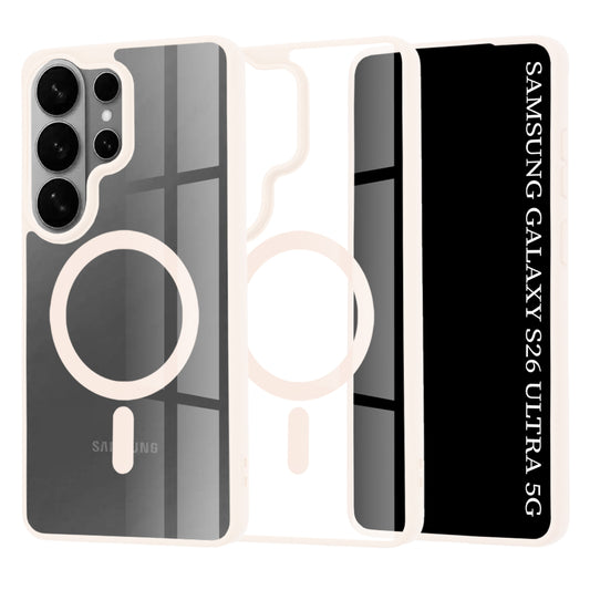 Ovitek MagSafe za Samsung Galaxy S26 Ultra, Techsuit, Pro, Roza