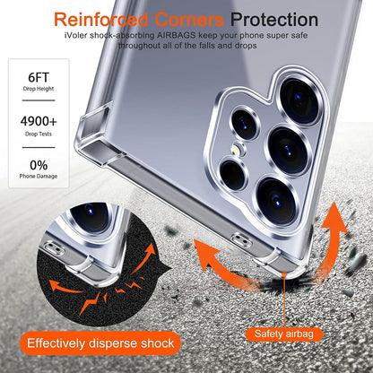 Ovitek MagSafe za Samsung Galaxy S26 Ultra, Techsuit, Odporen na udarce, Prozoren