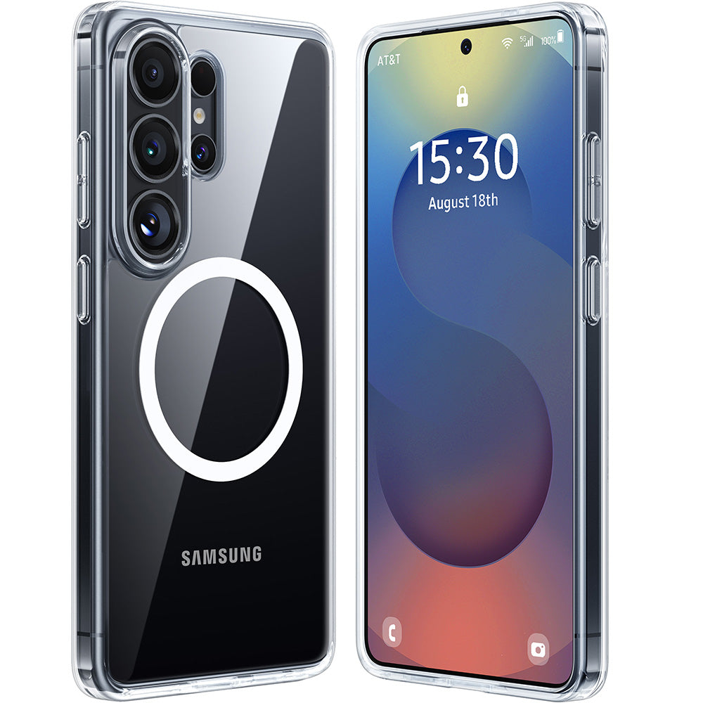 Ovitek MagSafe za Samsung Galaxy S26 Ultra, Torras, Guardian, Prozoren