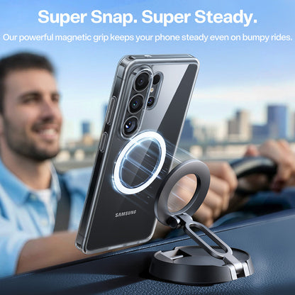 Ovitek MagSafe za Samsung Galaxy S26 Ultra, Torras, Guardian, Prozoren