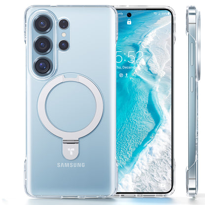 Ovitek MagSafe za Samsung Galaxy S26 Ultra, Torras, Ostand Slim, Prozoren