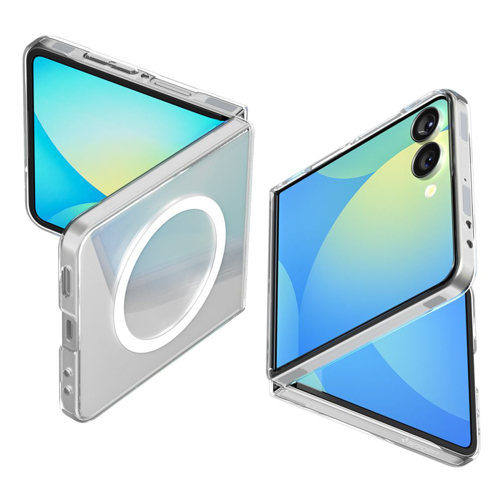 Ovitek MagSafe za Samsung Galaxy Z Flip7 F766, Spigen, Air Skin, Prozoren ACS09556