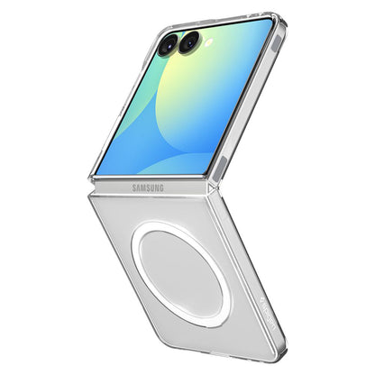 Ovitek MagSafe za Samsung Galaxy Z Flip7 F766, Spigen, Air Skin, Prozoren ACS09556