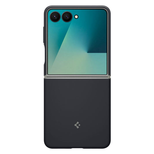 Ovitek MagSafe za Samsung Galaxy Z Flip7 F766, Spigen, Caseology Nano Pop, Črn