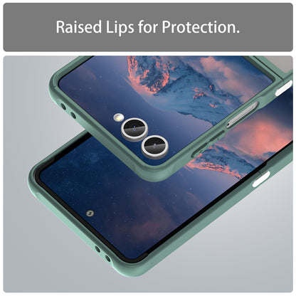 MagSafe ovitek za Samsung Galaxy Z Flip7 F766, Techsuit, HaloFrost II, Zelen