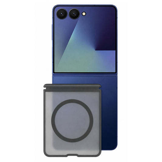 MagSafe ovitek za Samsung Galaxy Z Flip8 F776, Blueo, prijazen do kože, proti padcem, mat črn