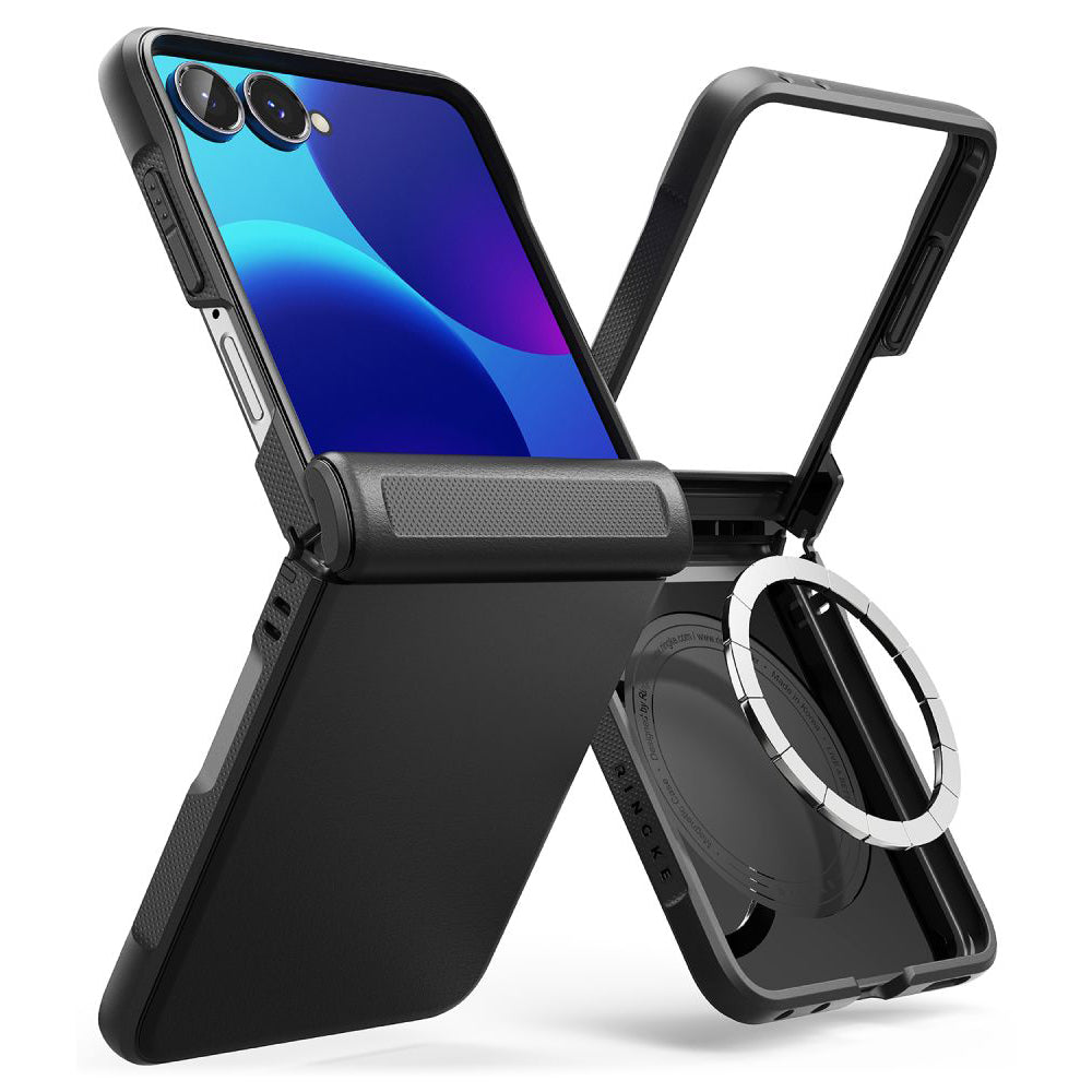 MagSafe ovitek za Samsung Galaxy Z Flip8 F776, Ringke, Onyx Flap, Črn