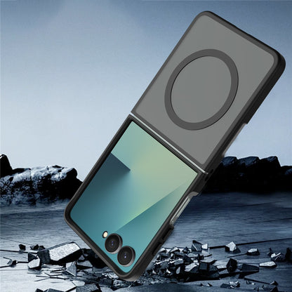 MagSafe ovitek za Samsung Galaxy Z Flip8 F776, Techsuit, PureFrost, mat črn