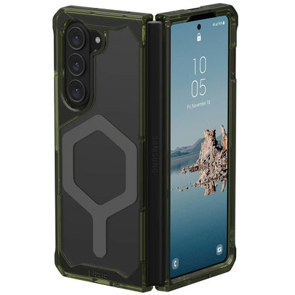 MagSafe ovitek za Samsung Galaxy Z Fold5 F946, Urban Armor Gear, Plyo Pro, Zelena Siva