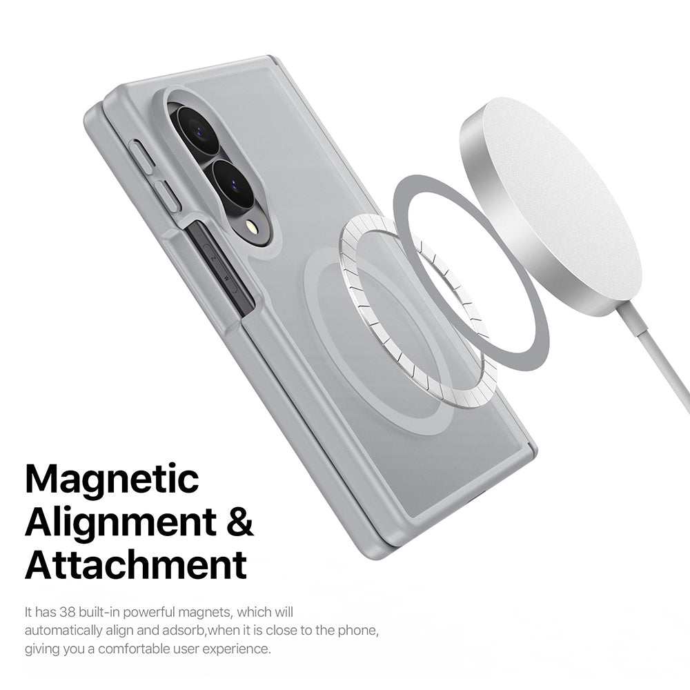 MagSafe ovitek za Samsung Galaxy Z Fold8 F971, DUX DUCIS, Yind, siv
