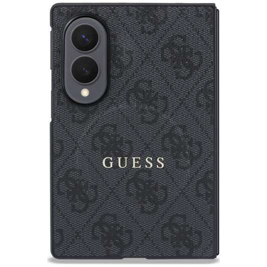 MagSafe ovitek za Samsung Galaxy Z Fold8 F971, Guess, 4G Leather Classic, Črn