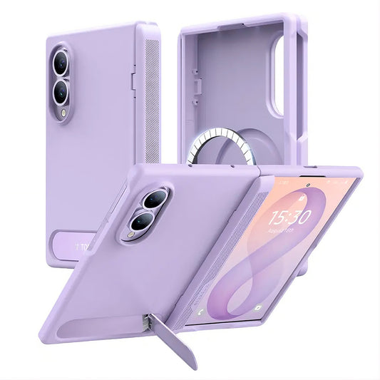 MagSafe ovitek za Samsung Galaxy Z Fold8 F971, Torras, Ostand L1 Guardian, Svetlo vijoličen
