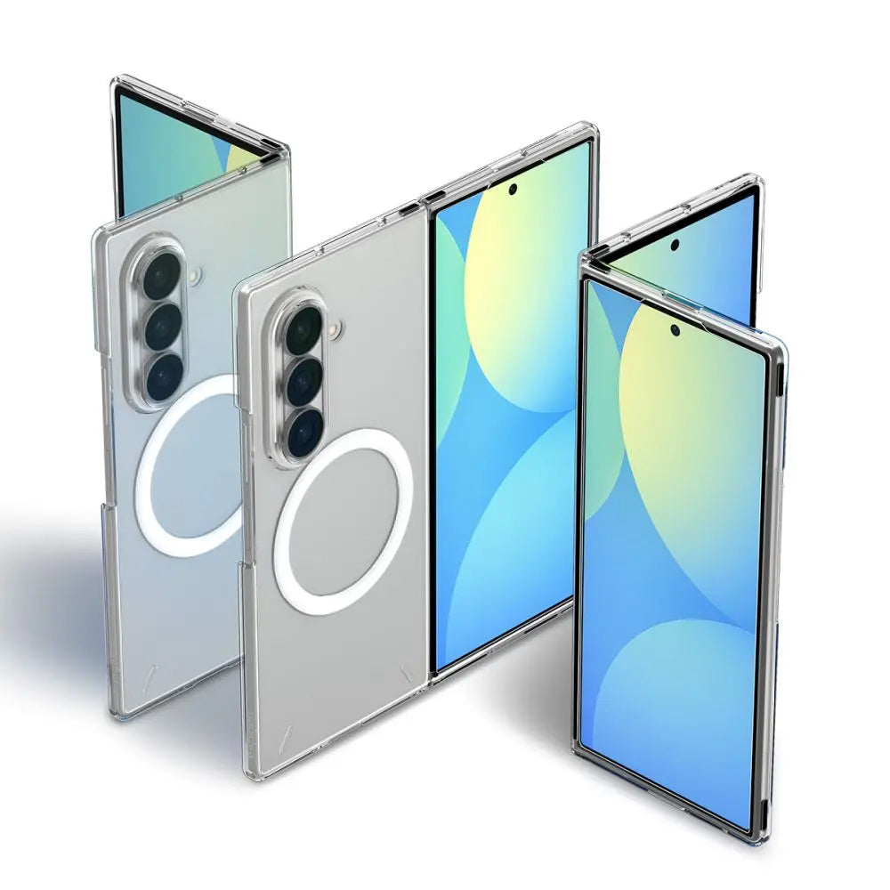 MagSafe ovitek za Samsung Galaxy Z Fold8 Ultra F976, Spigen, Air Skin, prozoren bel ACS11505