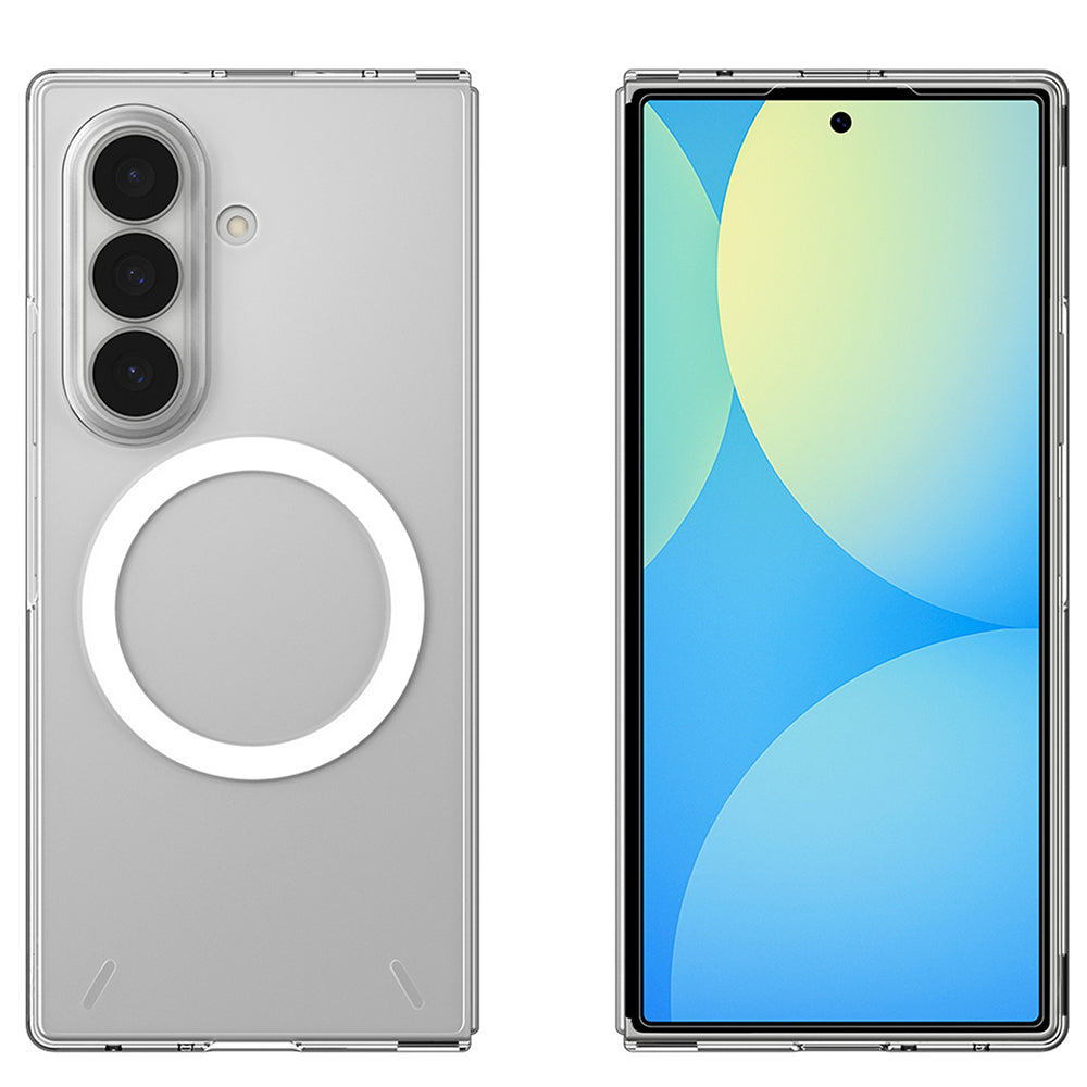 MagSafe ovitek za Samsung Galaxy Z Fold8 Ultra F976, Spigen, Air Skin, prozoren bel ACS11505