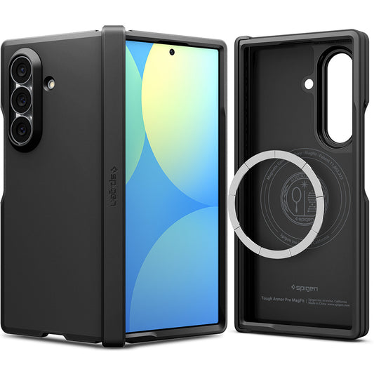 MagSafe ovitek za Samsung Galaxy Z Fold8 Ultra F976, Spigen, Tough Armor Pro, Črn ACS11507