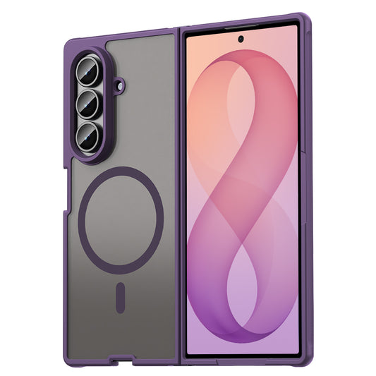 Ovitek MagSafe za Samsung Galaxy Z Fold8 Ultra F976, Techsuit, HaloFrost II, vijoličen