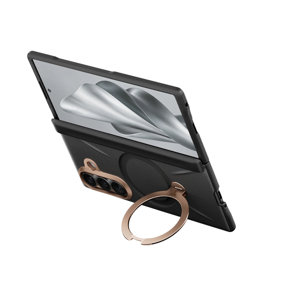 MagSafe ovitek za Samsung Galaxy Z Fold8 Ultra F976, Torras, QPRO usnje, črn