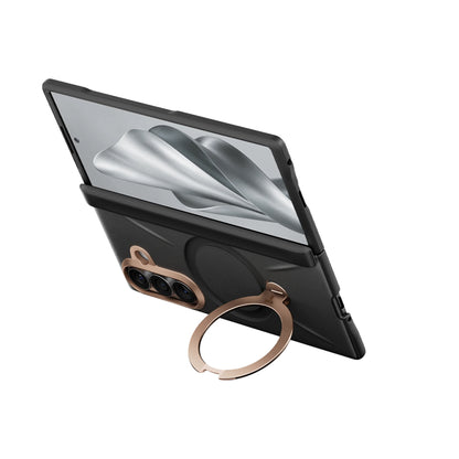 MagSafe ovitek za Samsung Galaxy Z Fold8 Ultra F976, Torras, QPRO usnje, črn