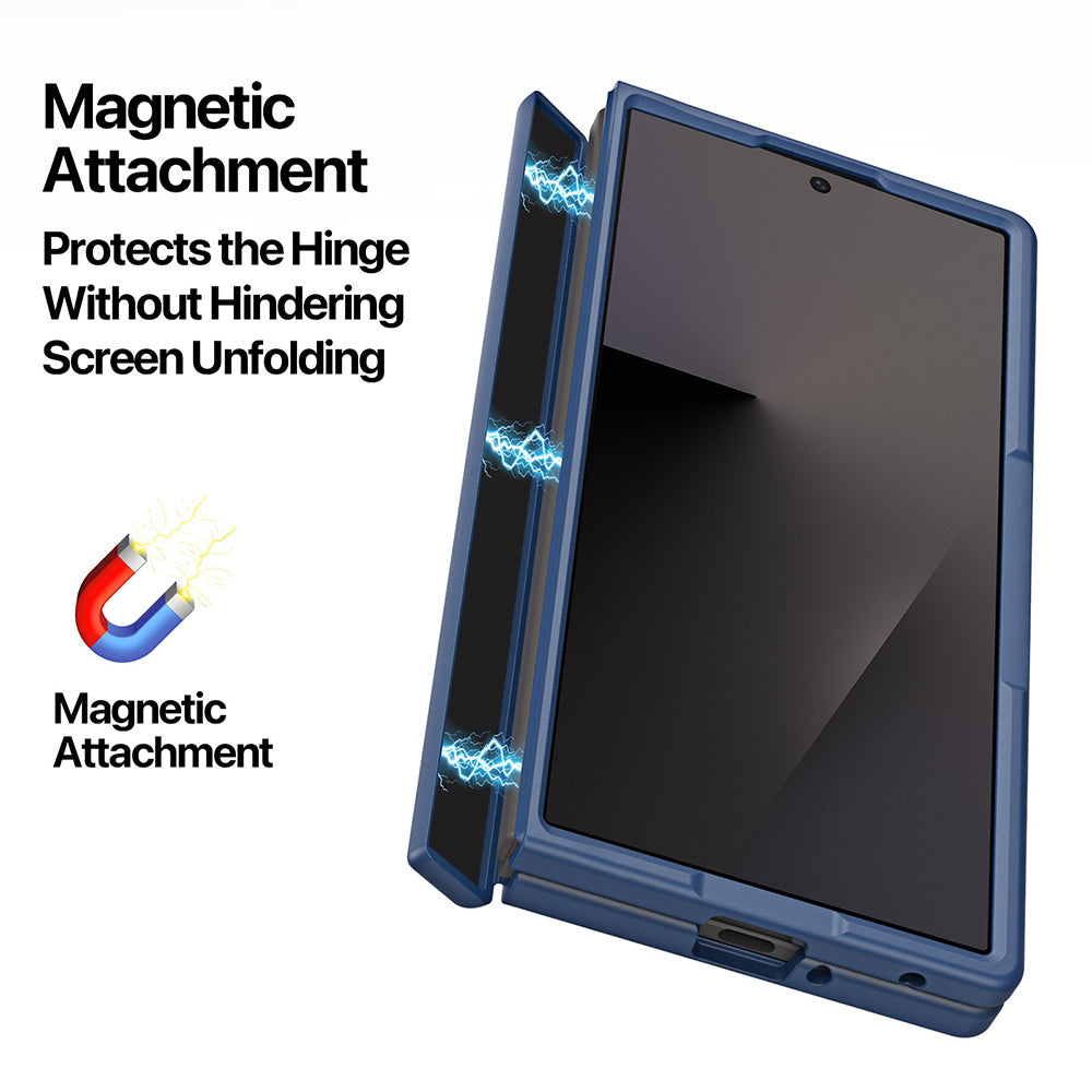 MagSafe ovitek za Samsung Galaxy Z Fold8 Ultra F976 / Z Fold7 F966, DUX DUCIS, Yind, Črn