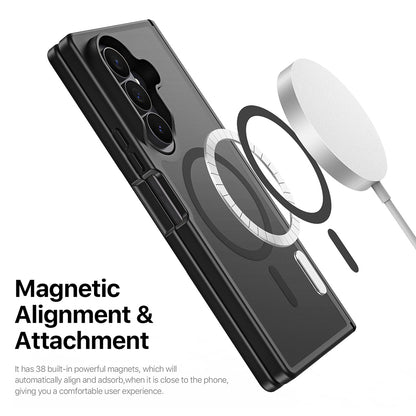 MagSafe ovitek za Samsung Galaxy Z Fold8 Ultra F976 / Z Fold7 F966, DUX DUCIS, Yind, Črn