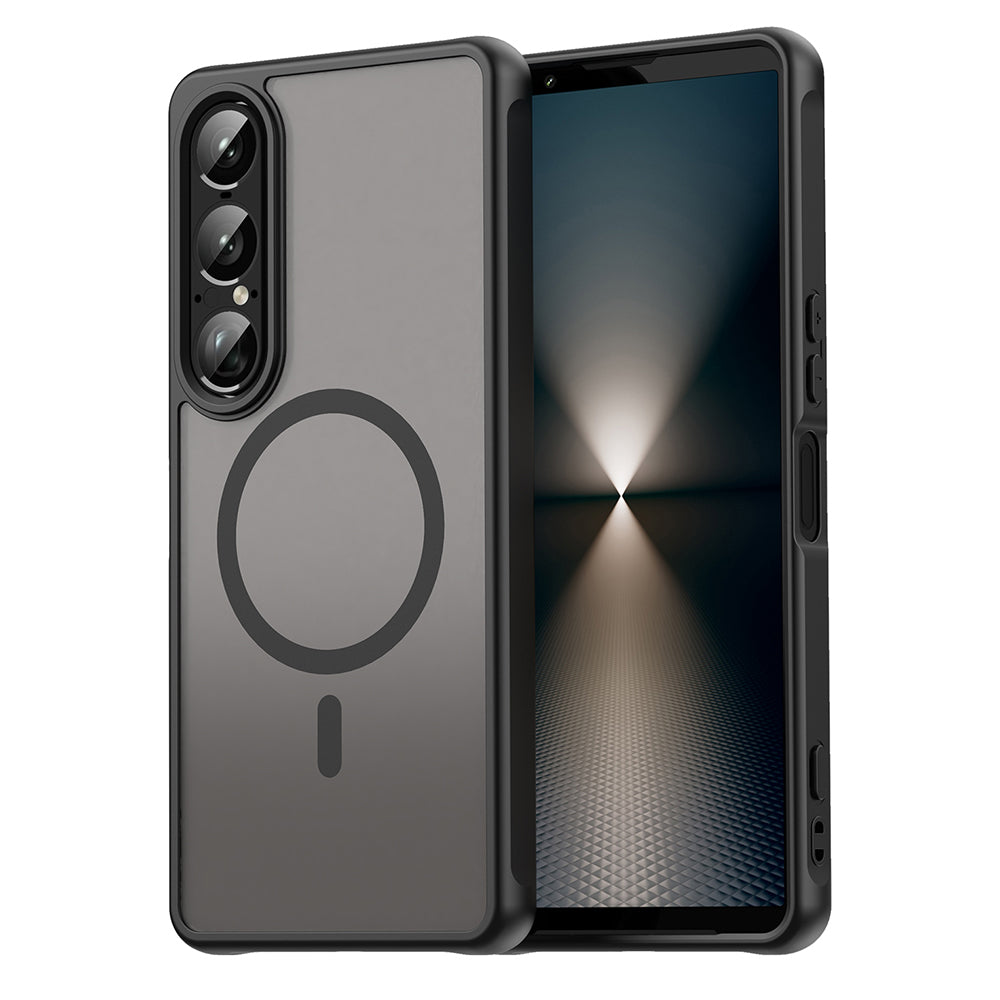 MagSafe ovitek za Sony Xperia 1 VII, Techsuit, HaloFrost II, Črn