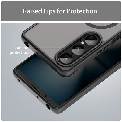 MagSafe ovitek za Sony Xperia 1 VII, Techsuit, HaloFrost II, Črn