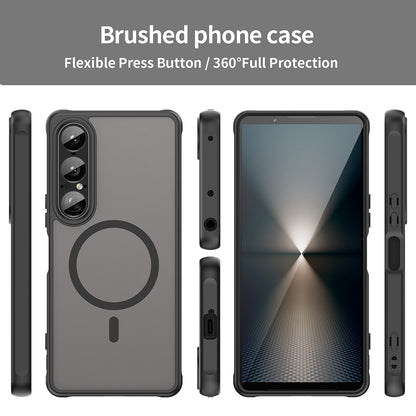 MagSafe ovitek za Sony Xperia 1 VII, Techsuit, HaloFrost II, Črn