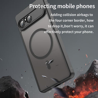 Ovitek MagSafe za Sony Xperia 10 VII, Techsuit, HaloFrost II, Črn