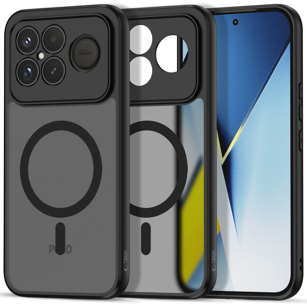 Ovitek MagSafe za Xiaomi Poco F8 Ultra, Tech-Protect, Magmat, Črn