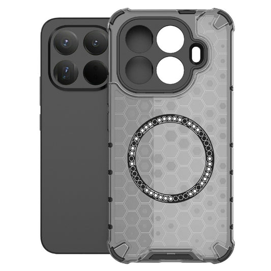 Ovitek MagSafe za Xiaomi 15T Pro, Techsuit, HoneyComb Shield, Črn