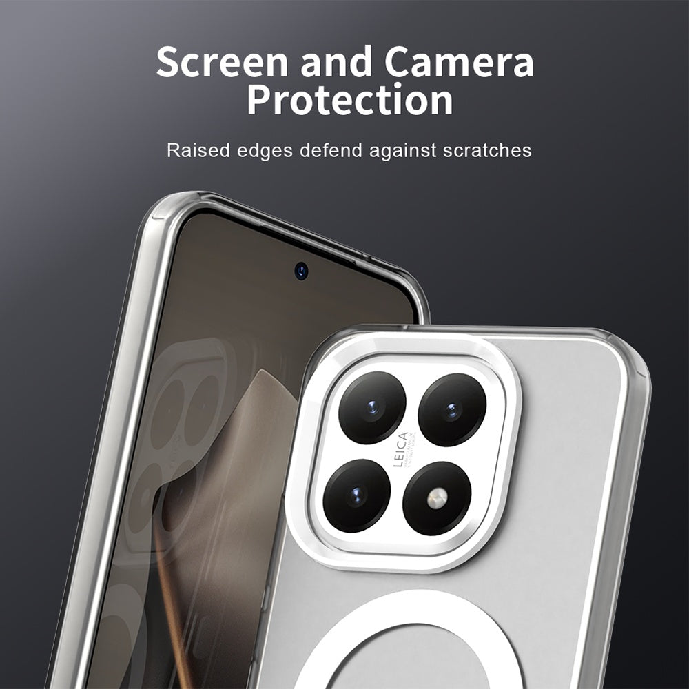 Ovitek MagSafe za Xiaomi 15T, Techsuit, CandyCase, Bela