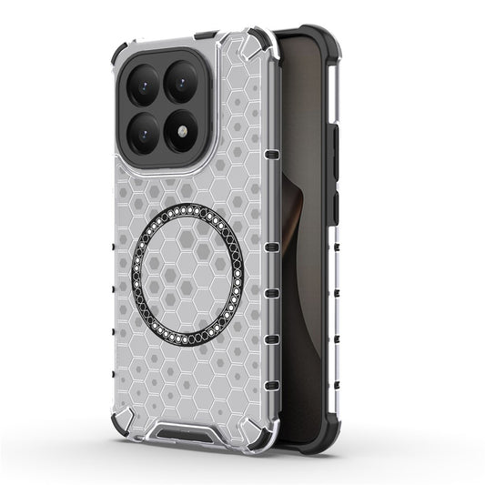 Ovitek MagSafe za Xiaomi 15T, Techsuit, HoneyComb Shield, Bela