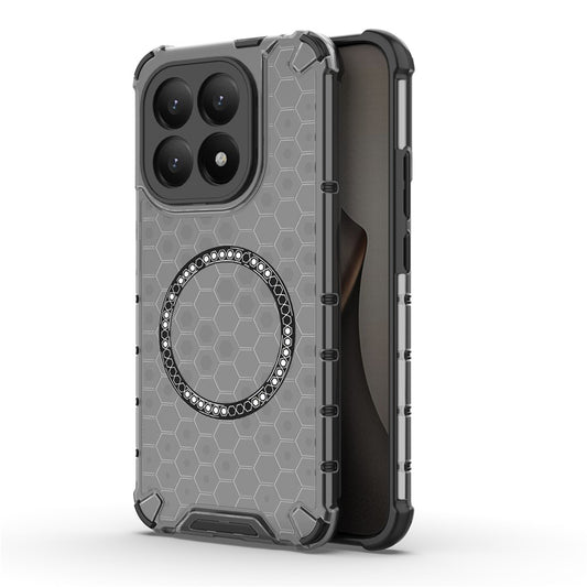 Ovitek MagSafe za Xiaomi 15T, Techsuit, HoneyComb Shield, Črn