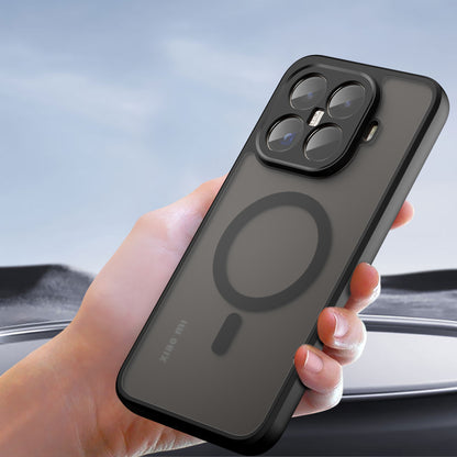 Ovitek MagSafe za Xiaomi 15T, Techsuit, PureFrost, Satinirano črn