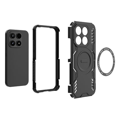 Ovitek MagSafe za Xiaomi 17, Techsuit, ArmorMag, Črn