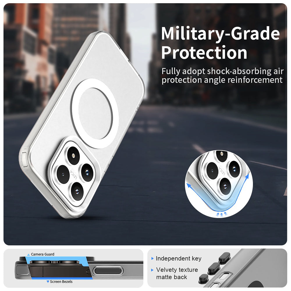 Ovitek MagSafe za Xiaomi 17, Techsuit, CandyCase, Bela