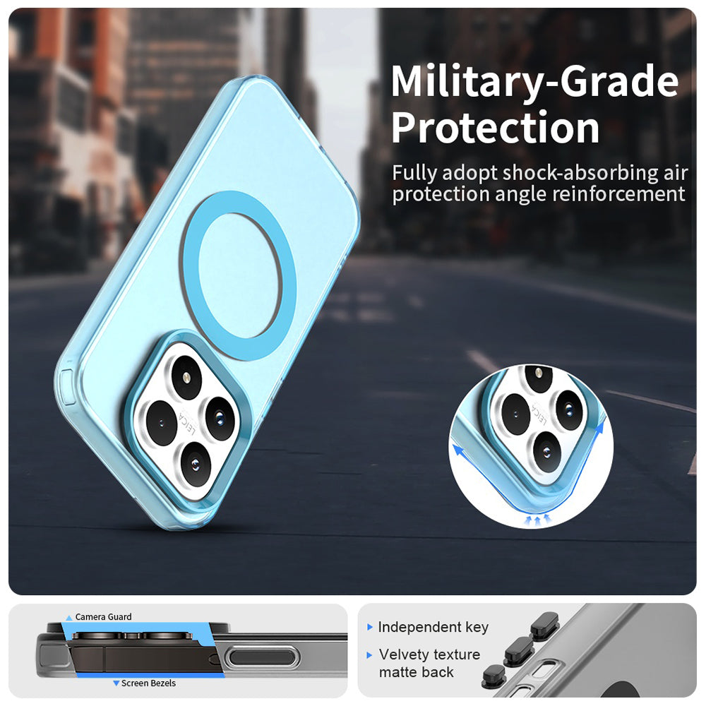 Ovitek MagSafe za Xiaomi 17, Techsuit, CandyCase, Modra