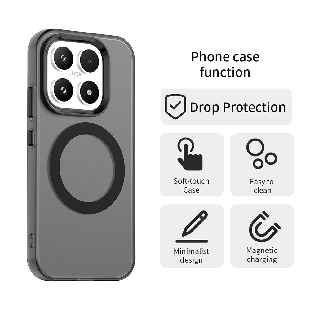 Ovitek MagSafe za Xiaomi 17, Techsuit, CandyCase, Črn