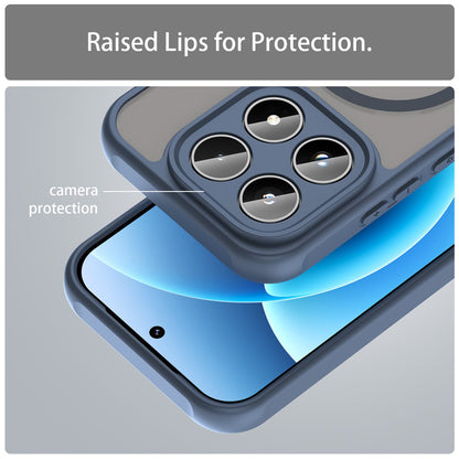Ovitek MagSafe za Xiaomi 17, Techsuit, HaloFrost II, Temno modra