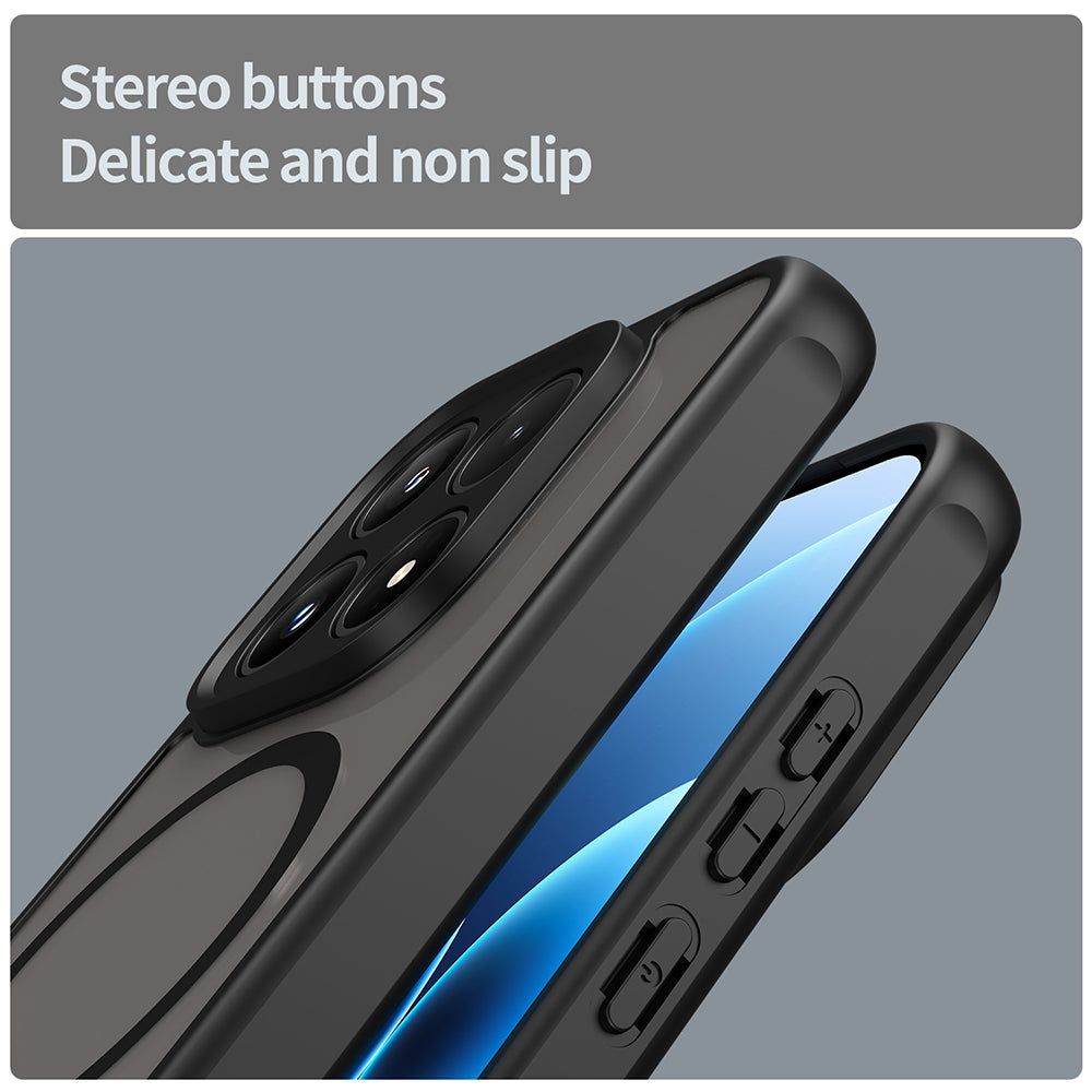 Ovitek MagSafe za Xiaomi 17, Techsuit, HaloFrost II, Črn